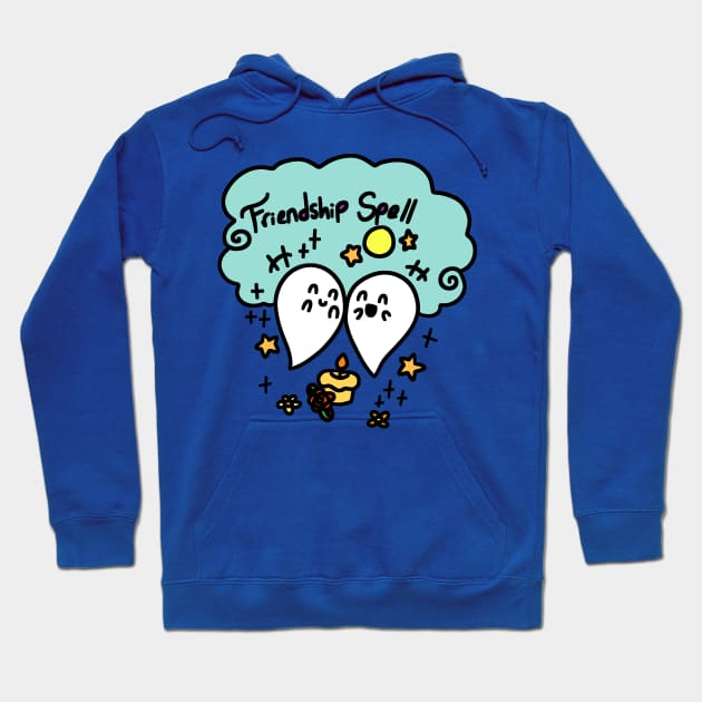 Friendshp Spell Ghost Hoodie by saradaboru